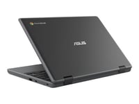 ASUS Chromebook Flip CR1 CR1100FKA-BP0035 - Conception inclinable - Intel Celeron N4500 / 1.1 GHz - Chrome OS - UHD Graphics - 4 Go RAM - 32 Go eMMC - 11.6" écran tactile 1366 x 768 (HD) - Wi-Fi 6 - gris foncé - clavier : Belge