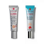 Erborian CC Water Centella Asiatica - CC Water Clair 15ml + Erborian CC Crème Centella Asiatica - SPF 25 Clair 15ml.