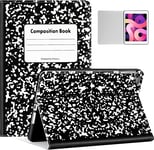 Uppuppy Cute Composition Notebook for Apple Ipad Air 2/1St Generation & Ipad 5Th