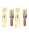 Yves Saint Laurent Womens YSL Tatouage Couture The Metallics Matte Stain 6ml - Tribal Copper 103 x 2 - NA - One Size