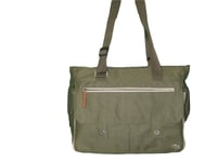 New Vintage LACOSTE L75  Military Style Shoulder TOTE BAG New Casual 11 Khaki