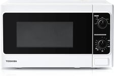 Toshiba 800w 20L Microwave Oven with Function Defrost and 5 Power Levels, Design