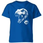 Jurassic Park T Rex Kids' T-Shirt - Blue - 3-4 Years - Blue