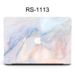 Convient pour étui de protection pour ordinateur portable Apple AirPro housse de protection pour macbook couleur marbre boîtier d'ordinateur-RS-1113- 2019Pro16 (A2141)