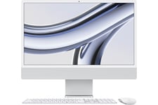 iMac 24'' 256 Go SSD 8 Go RAM Puce M3 CPU 8 cours GPU 8 cours Argent Clavier Pave Numerique Touch ID Nouveau