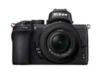 Nikon Z50 + Z DX 16-50mm Mirrorless Camera Kit (209-point Hybrid AF, High speed image processing, 4K UHD movies, High Resolution LCD Monitor) VOA050K001