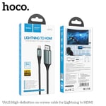 Hoco Lightning to HDMI Cable (2 Meter) (UA15)