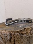 Jacson Pannband Kristall Svart Silver Cob