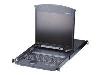 ALTUSEN KL1516AiM - KVM-konsol med omkopplare för tangentbord/video/mus - 16 portar - PS/2, USB - 17 - kan monteras i rack - 1280 x 1024 @ 75 Hz - 250 cd/m² - 1000:1 - 5 ms - VGA - 1U