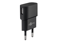 goobay Apple Lightning charger set - Strömadapter - 5 Watt - 1 A (USB) - på kabel: Lightning - svart
