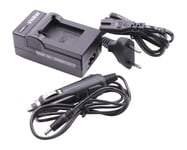 vhbw Chargeur de batterie compatible avec GoPro Hero 3 III White Edition, CHDHN-301, III batterie appareil photo, DSLR, action-cam