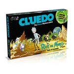 Winning Moves Rick and Morty Cluedo Mystery Board Game, Join Rick, Morty, Jerry, Beth and Mr Poopybutthole to retrieve Rick's portal gun plans, become a real detective, gift for players aged 17 plus