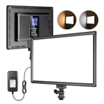 Neewer Ultra-Thin 192 LED Video Light Panel with LCD Display, Built-in Lithium Battery Dimmable Softer Lighting for Portraits Shooting YouTube Video