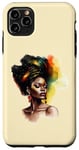 iPhone 11 Pro Max Vibrant Afro Beauty Juneteenth Black Freedom Black History Case