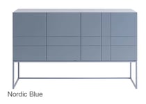 Kilt Light 137 Cabinet 3 Doors - Nordic Blue