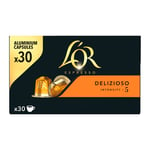 Pack de 30 capsules café L'Or Espresso Delizioso 4080114 156 g Noir et Orange