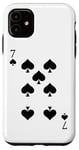 iPhone 11 Seven of Spades - Funny Easy Halloween Costumes Front & Back Case
