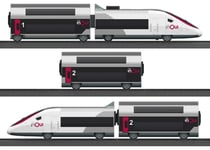 Märklin Tgv Duplex, Modelljärnväg Och -Tåg, Ho (1:87), Pojke/Flicka, Plast, 5 Styck, Svart, Vit