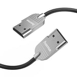 Hama 205021 Câble HDMI haute vitesse ultra fin 4K mâle vers mâle Ethernet 2 m