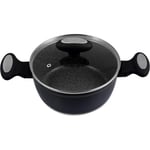 Zyliss 20cm 2.15L Ultimate Stock Pot Non-Stick Induction & Oven Safe Black