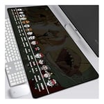 Don't Starve Tapis de Souris Gaming XXL, 900x400mm, Anime Mouse Pad - Surface spéciale améliore la Vitesse et la précision, 3mm Base en Caoutchouc Antidérapant Surface-pour Ordinateur et PC,D