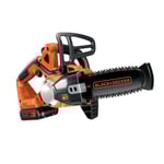 18V sladdlös motorsåg GKC1820L20-QW BLACK+DECKER - 20 cm - Levereras med 18V 2 Ah batteri och laddare
