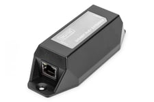 Gigabit Ethernet PoE+ Extender, 802.3at 1-port, Power Pins:3/6(+), 1/2(-), 22W