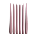 Hilke Collection Herrgårdsljus 30 cm 6-pack Rosa Metallic