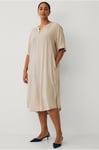 KAFFE Curve - Klänning kcMille Kaftan Dress - Grå