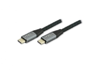 MCL MC1C99A003C1032, 2 m, USB C, USB C, USB 3.2 Gen 2 (3.1 Gen 2), 10000 Mbit/s, Svart