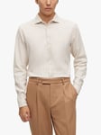 BOSS S-Liam Spread Long Sleeve Shirt, White/Multi