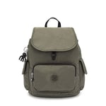 Kipling City Pack S Women's Backpack Handbag, Green moss, One Size