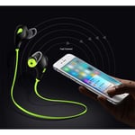 Ecouteurs Bluetooth Sport pour SAMSUNG Galaxy NOTE 10 Smartphone Sans Fil Bouton Son Kit Main Libre INTRA-AURICULAIRE Universel - JAUNE