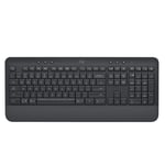 Logitech K650 Wireless Bluetooth Dual Mode Silent Keyboard (Black)