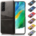 Korthållare Samsung S22 skal mobilskal hål laddare hörlurar - Blå Samsung Galaxy S22