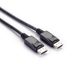 Black box BLACK BOX DISPLAYPORT 1.2 CABLE WITH LATCHES - MALE/MALE, 4K 60HZ, 6-FT. (1.8-M) (VCB-DP2-0006-MM)