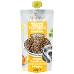 Ekonomipack: Applaws Taste Toppers Pouch 12 x 200 ml - Kycklingbuljong med gurkmeja & persilja