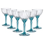 Florian Espresso Martini Glasses - 240ml - Blue - Pack of 6