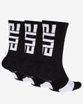 Nike Elite Everyday Basketball Crew Socks (3 Pairs UK 2 - 5 EUR 34 - 38 New