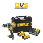 DeWalt DCD796E2T 18V XR Brushless Combi Drill With 2x 1.7Ah Powerstack Batteries