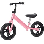 YARUMD FOOD Kids'bike,No Pedal Scooter Yo-Yo Balancing Car,12 Inch Children's Two-Wheel Bicycle,for 2-6 Years Old Children Learning Walk Two Wheels Sports Toys,Pink