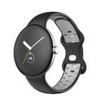 Twin Sport Armband Google Pixel Watch (41mm) - Svart/grå