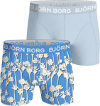 Björn Borg Cotton Stretch Boxer 2p Alusvaatteet LIGHT BLUE/ BLUE