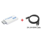 Adaptateur Wii Vers Hdmi Convertisseur Wii 2 Hdmi Avec Prise Hdmi 3.5mm Cable Audio Wii2hdmi Pour Pc Tv Hd 1080p Sortie Audio Vidéo Adapter With Hdmi W A5735