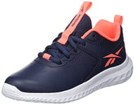Reebok Baby Boys Rush Runner 4.0 Sneakers, Vector Navy/Orange Flare/FTWR White, 4.5 UK Child