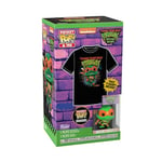 Funko Pocket Pop! & Tee: Teenage Mutant Ninja Turtles - (Teenage Mutant Ninja Turtles (TMNT) ) - Large - (L) - T-Shirt - Clothes With Collectable Vinyl Minifigure - Gift Idea for Adults Unisex Men