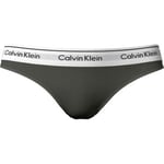 Calvin Klein Trosor Modern Cotton Field Olive Thong Oliv Medium Dam