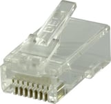 DELTACO RJ45 kontaktdon Cat6 UTP 20-pack