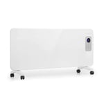 Convector Heater with Thermostat Timer 2000 W Remote Convection Heater LCD White