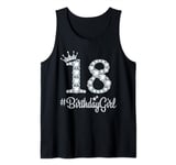 18 BirthdayGirl 18 Years Old Happy 18th Birthday Girl Tank Top